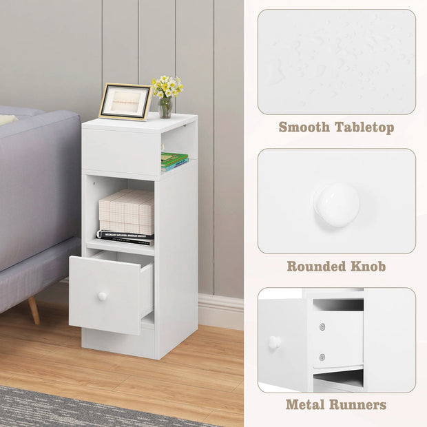 2-Piece Narrow Bedside Tables – premium handmade décor piece for modern homes.