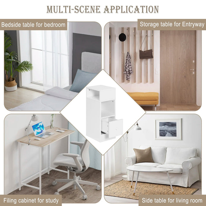 2-Piece Narrow Bedside Tables – premium handmade décor piece for modern homes.