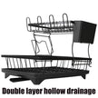 2-Tier Compact Dish Drying Rack – premium handmade décor piece for modern homes.