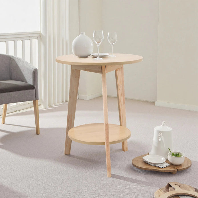 2-Tier Round Coffee Table – premium handmade décor piece for modern homes.