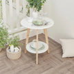2-Tier Round Coffee Table – premium handmade décor piece for modern homes.