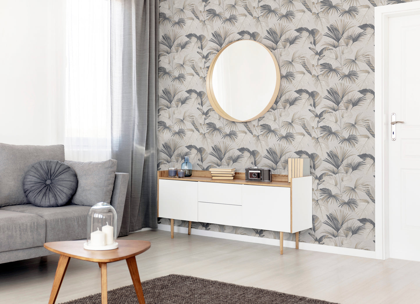 Palm Grove Natural sw6 Wallpaper