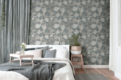 Palm Grove Grey sw6 Wallpaper