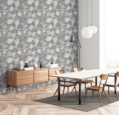 Palm Grove Grey sw6 Wallpaper