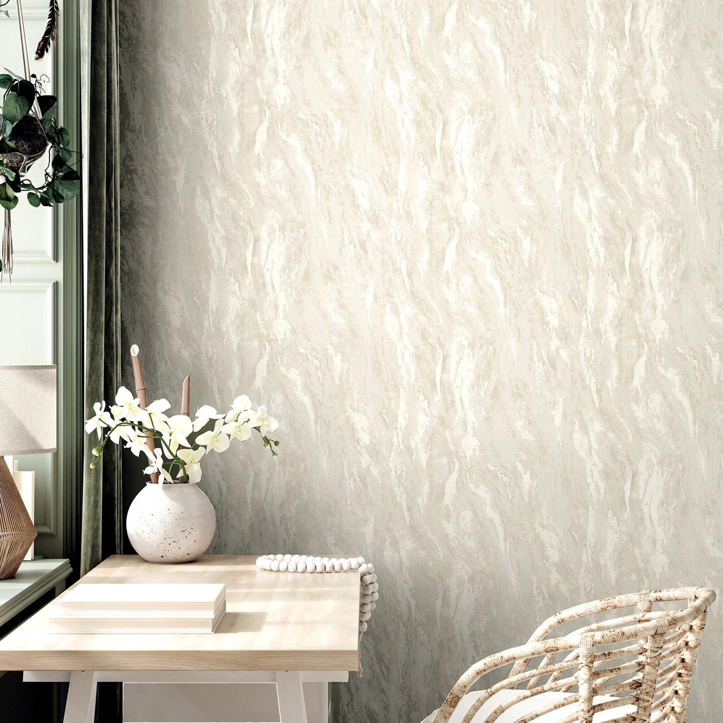 Luxe Texture Pearl sw6 Wallpaper