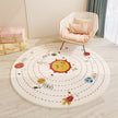 Kid's Round Cashmere Rug - handmade 0