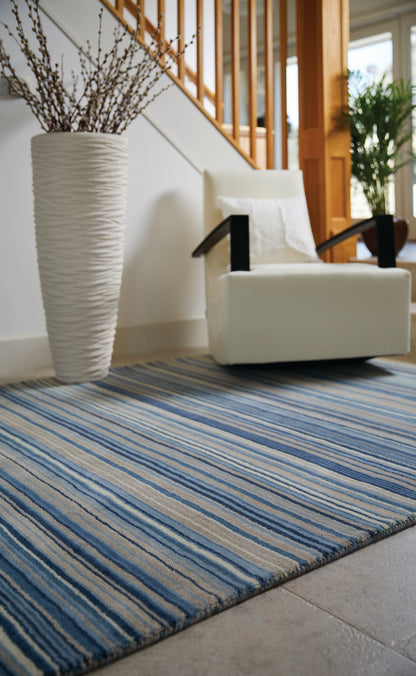 Origins Fine Stripes 100% Wool Rug