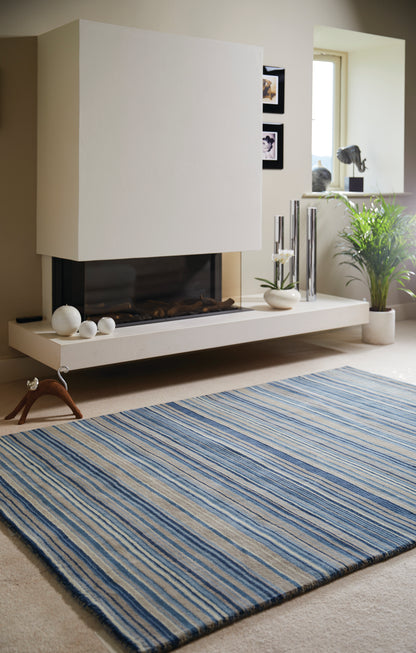 Origins Fine Stripes 100% Wool Rug