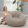Brown Lazy Inflatable Sofa Chair - handmade