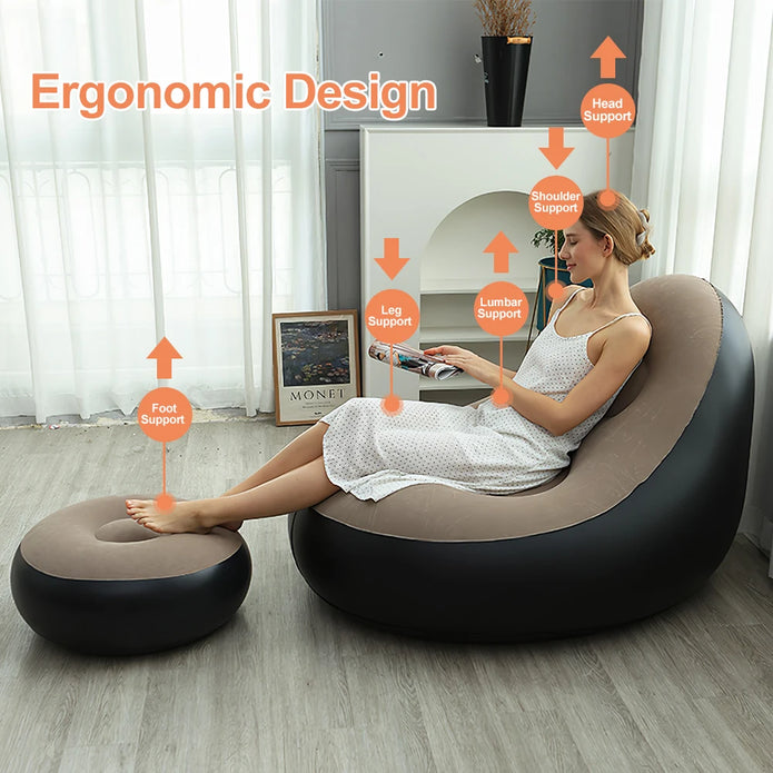 Inflatable Bean Bag Sofa - handmade