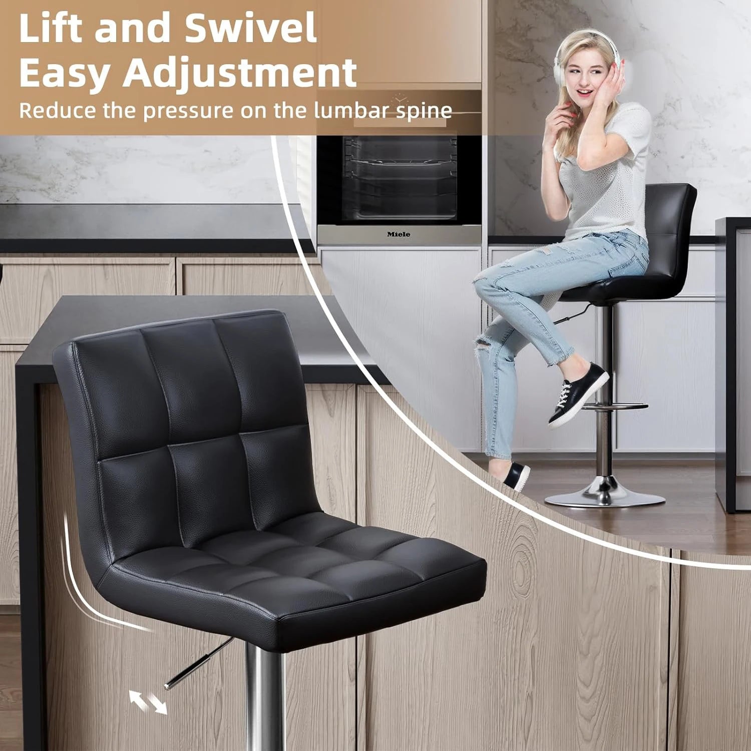 Counter Height Kitchen Stools - handmade