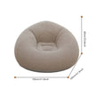 Brown Lazy Inflatable Sofa Chair - handmade