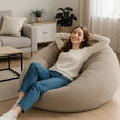 Brown Lazy Inflatable Sofa Chair - handmade