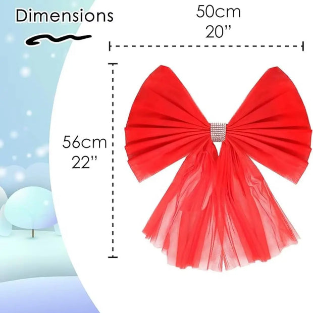 Christmas Door Bow - handmade