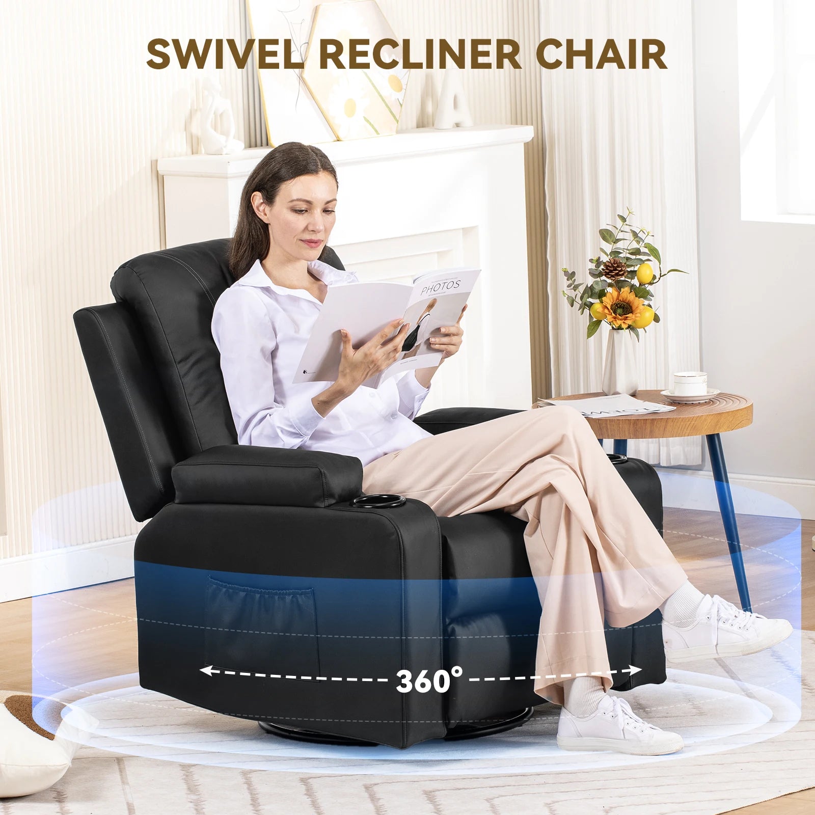 Recliner Armchair Chair - handmade