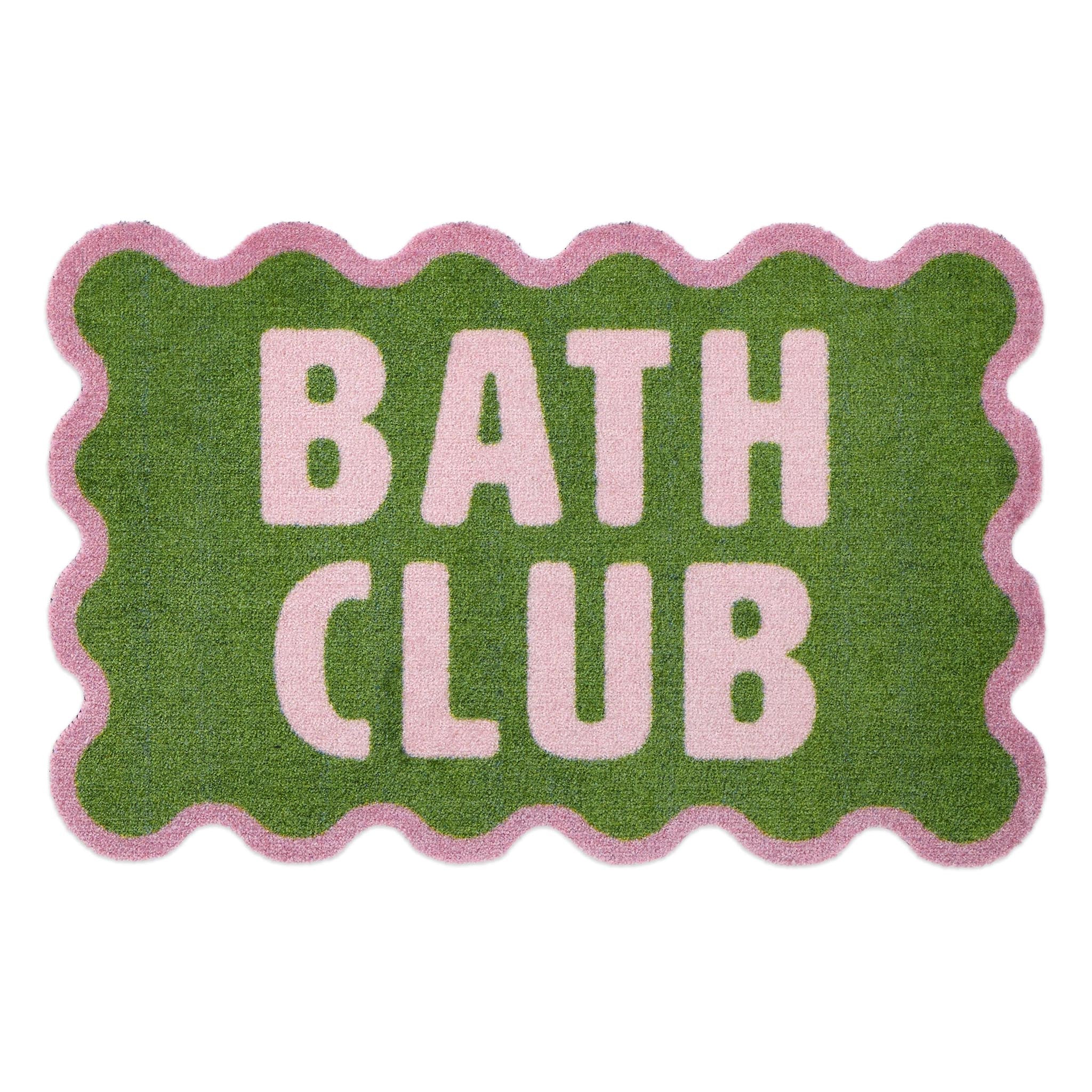 My Mat Nylon Printed Bathroom Bath Club - handmade