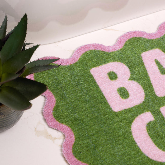 My Mat Nylon Printed Bathroom Bath Club - handmade