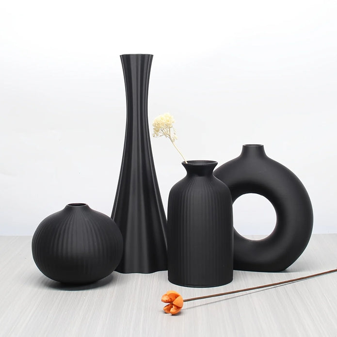 Bohemian Vase Set – 4 Pieces - handmade