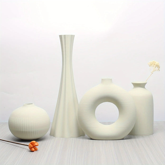 Bohemian Vase Set – 4 Pieces - handmade