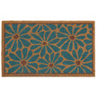 My Mat Printed Coir Boho Floral - handmade