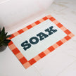 My Mat Nylon Printed Bathroom Bright Soak Border - handmade