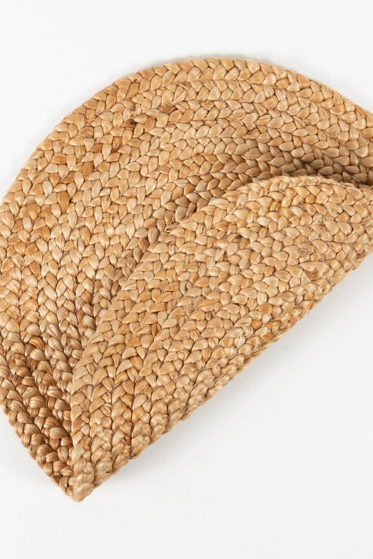 Naturelle Heaton Circle Natural Woven Jute