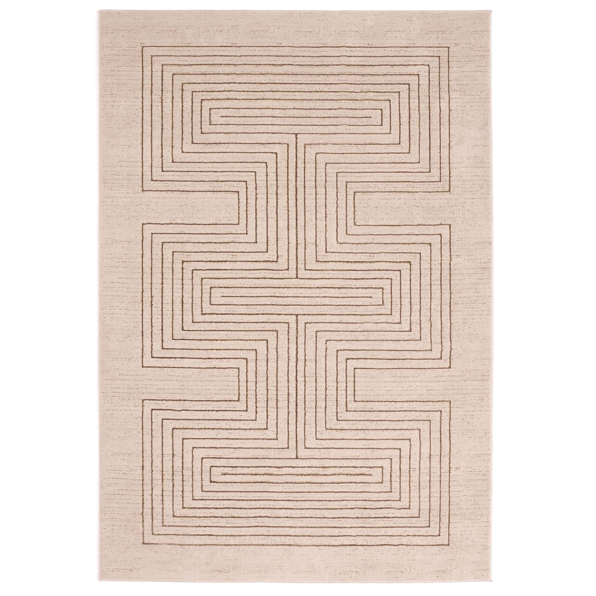 Origins Rug - Calacatta Lines Natural - handmade