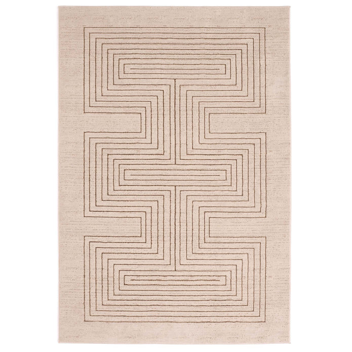 Origins Rug - Calacatta Lines Natural - handmade
