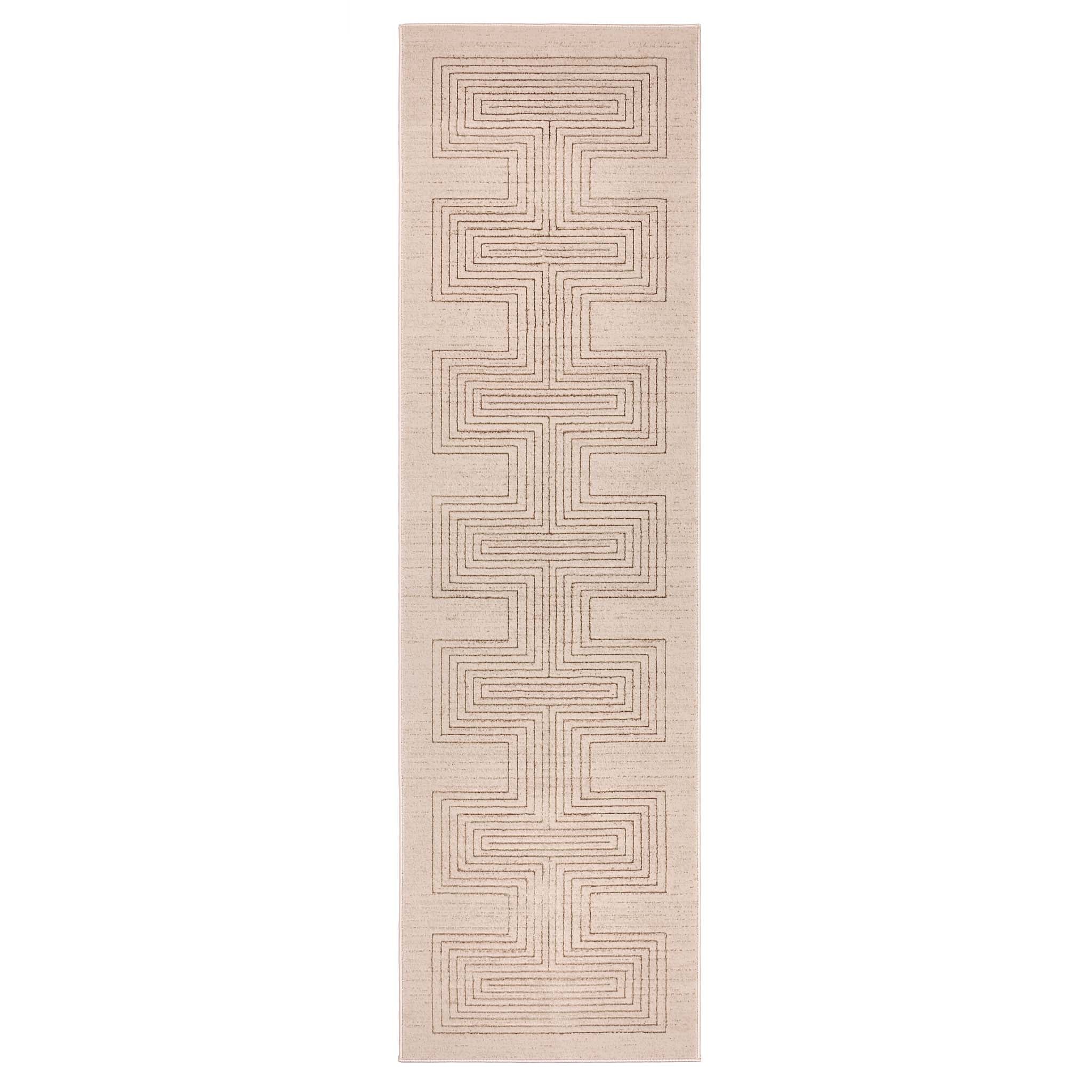 Origins Rug - Calacatta Lines Natural - handmade