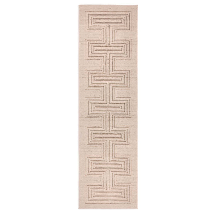 Origins Rug - Calacatta Lines Natural - handmade