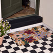 My Mat Printed Coir Wildflower Meadow Doormat - handmade