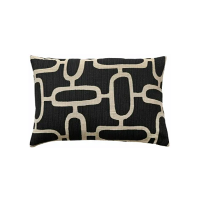 Edison Black & White Cushion 40x60cm