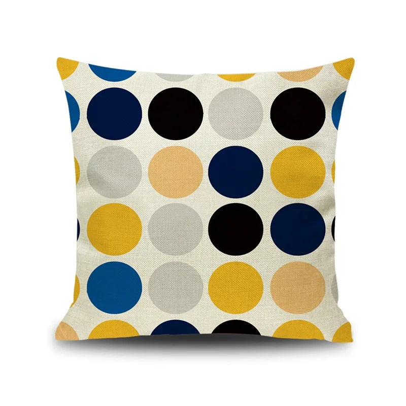 Geometric Cushion Cover - handmade