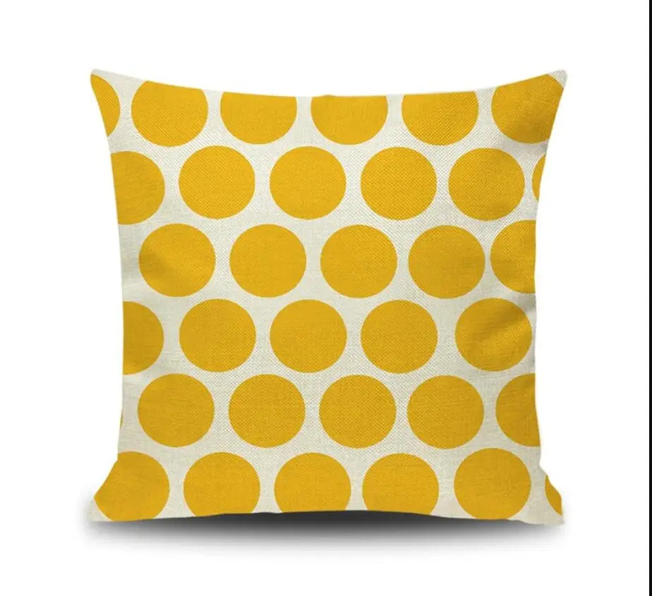 Geometric Cushion Cover - handmade