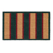 My Mat Printed Coir Heritage Stripe Green