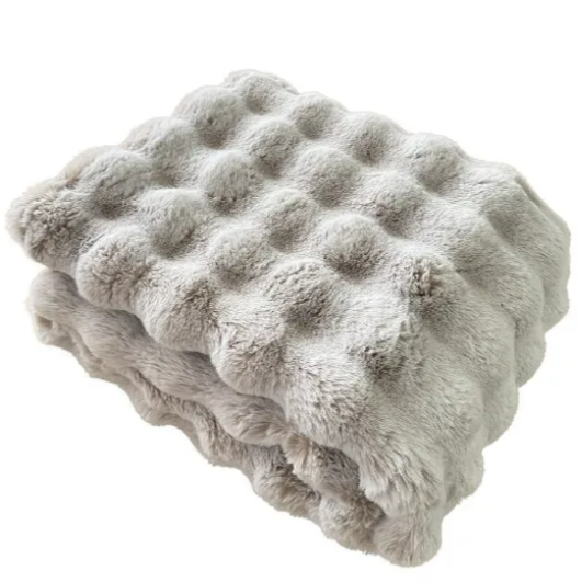 Malini Highgate Natural Faux Fur Throw 150x200cm