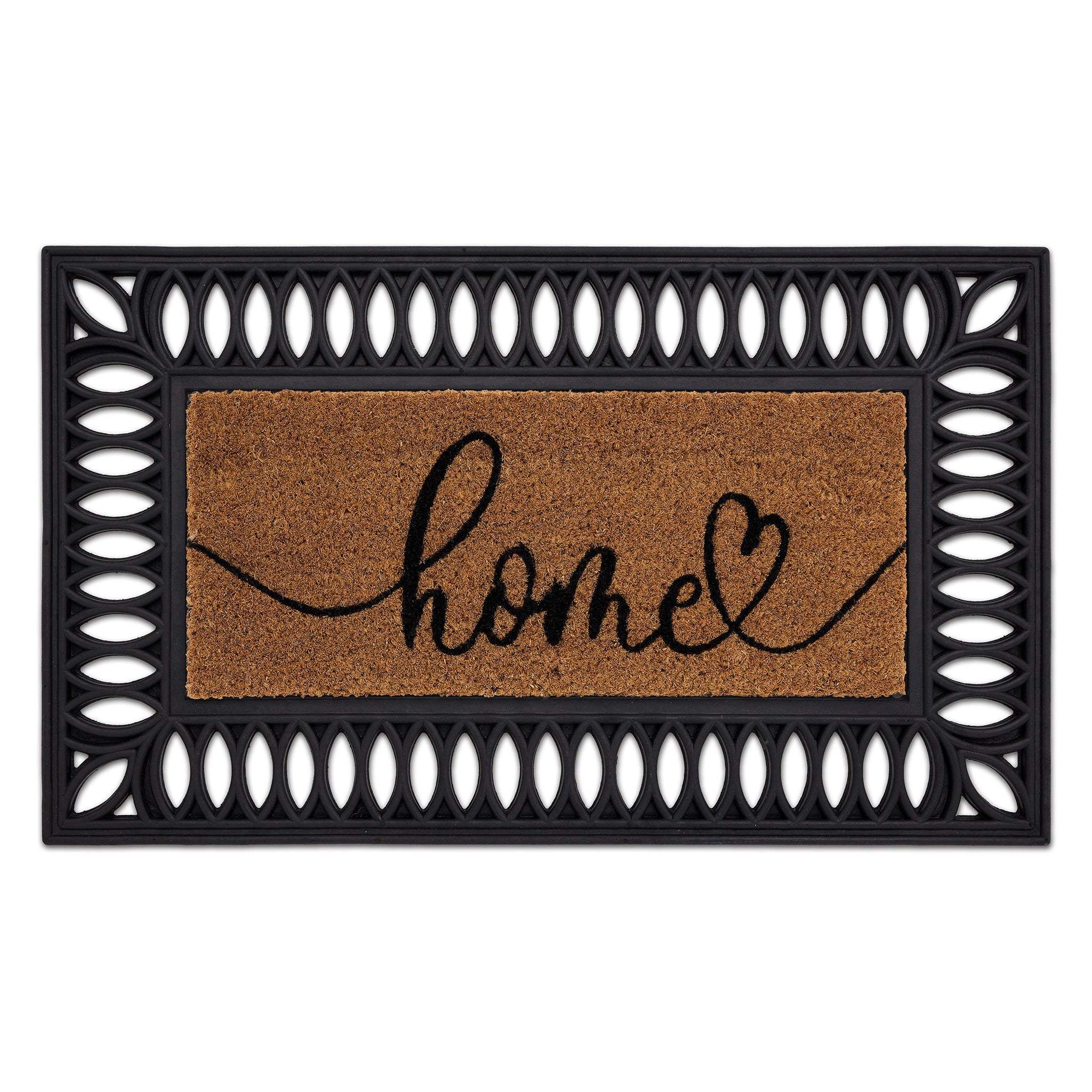 My Mat Coir Insert Home Script Doormat - handmade