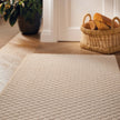 My Mat Sculptured Washable Honeycomb Ivory - handmade