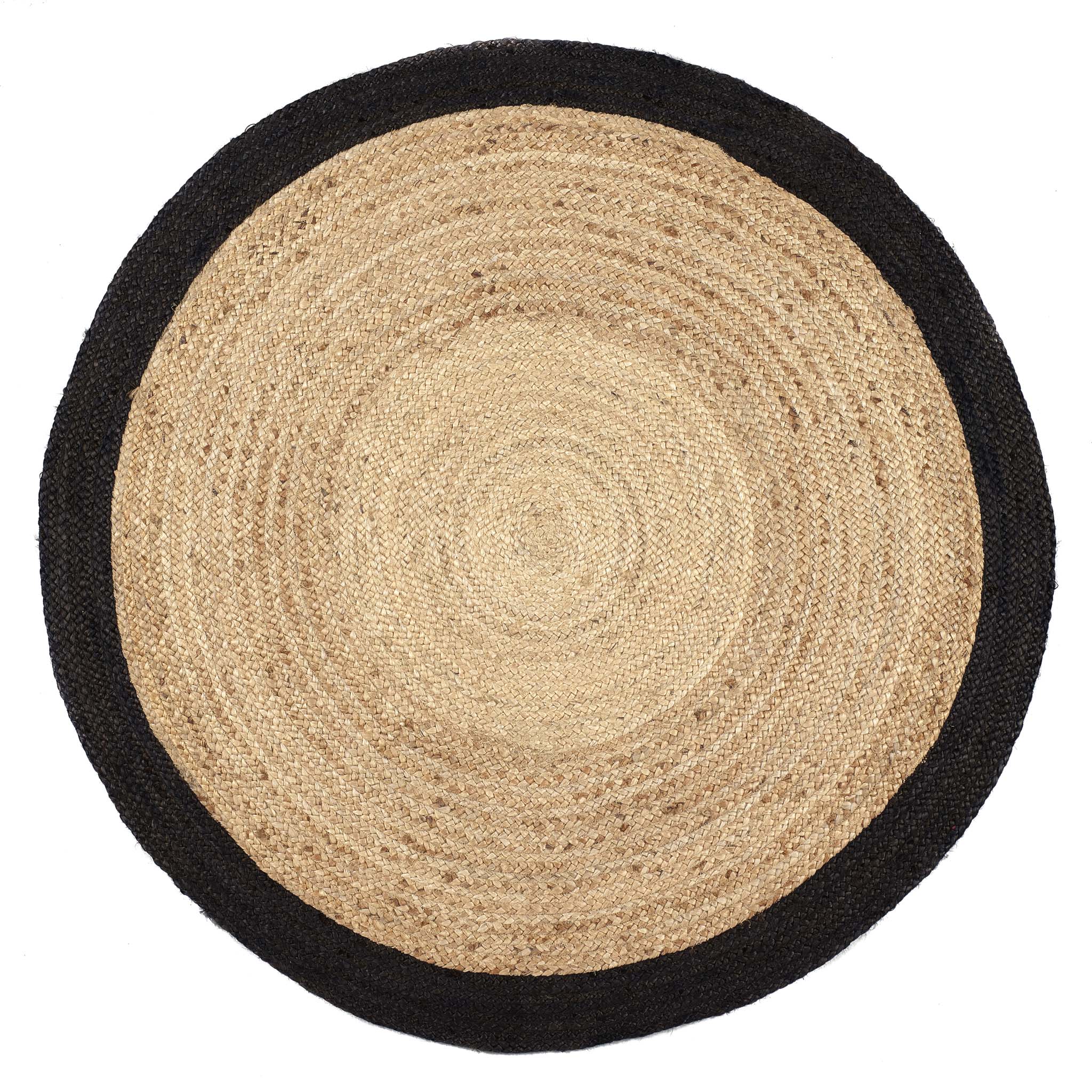Origin Jute Border Black - handmade