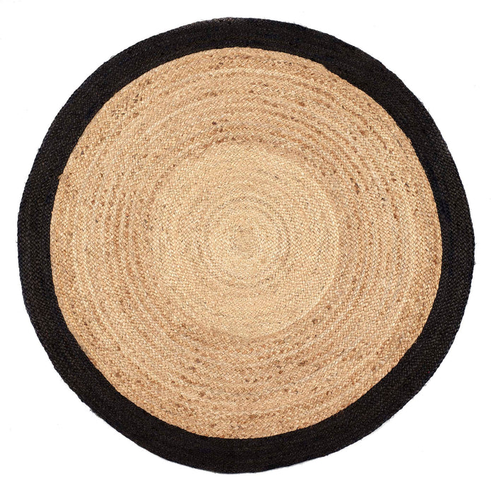 Origin Jute Border Black - handmade