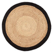 Origin Jute Border Black - handmade