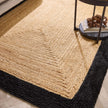 Origin Jute Border Black - handmade