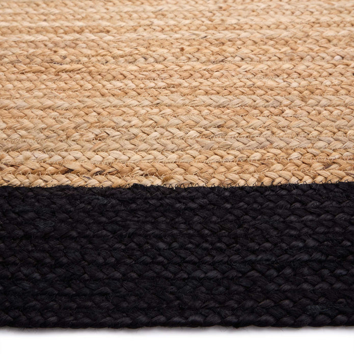 Origin Jute Border Black - handmade
