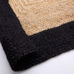 Origin Jute Border Black - handmade