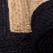 Origin Jute Border Black - handmade