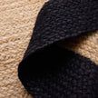 Origin Jute Border Black - handmade