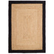 Origin Jute Border Black - handmade