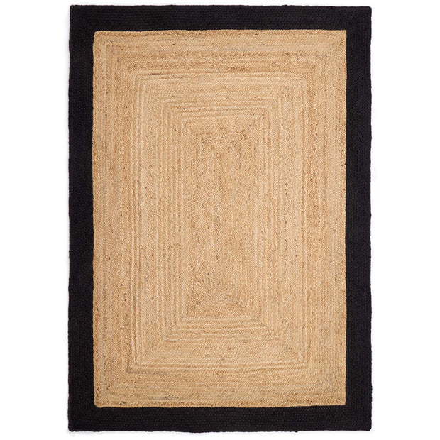 Origin Jute Border Black - handmade