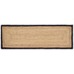 Origin Jute Border Black - handmade