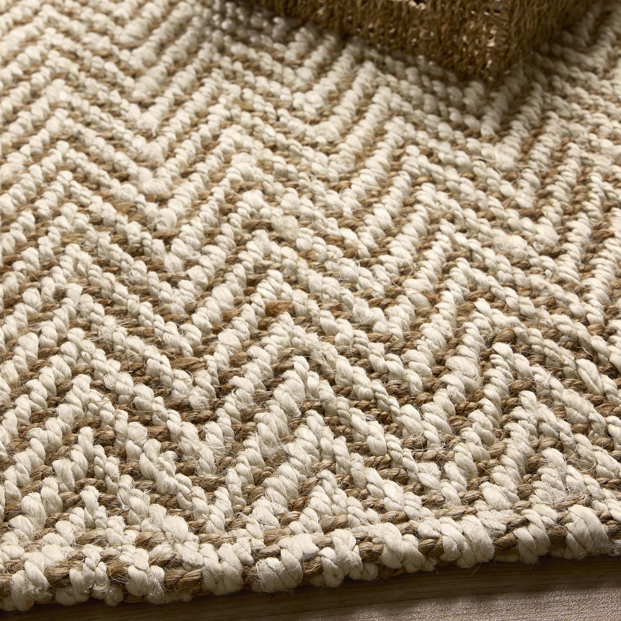 Origins Jute Herringbone - handmade